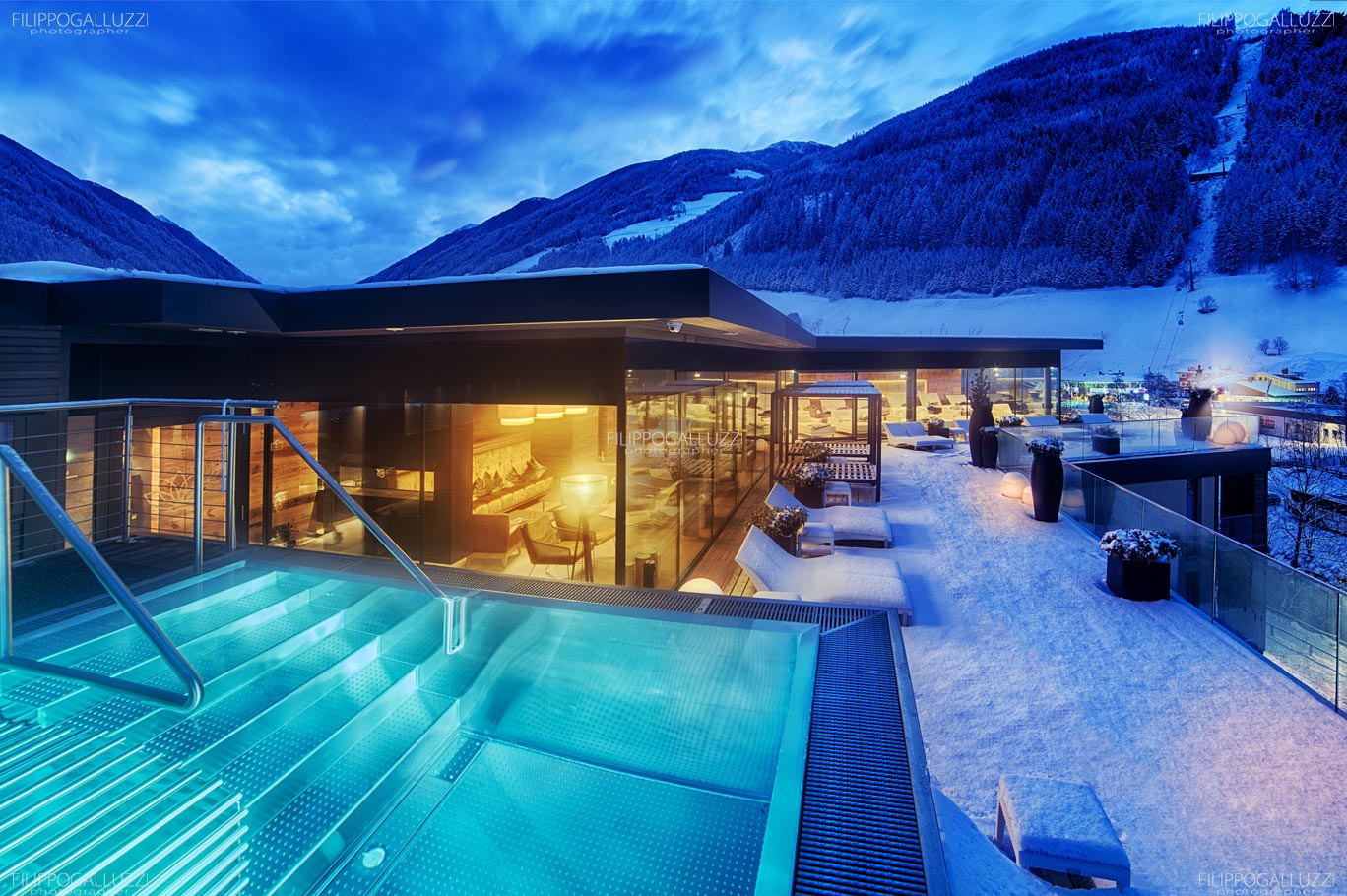 Fotografia Hotel Wellness Sky Pool Alpenschloessl & Linderhof Ahrntal