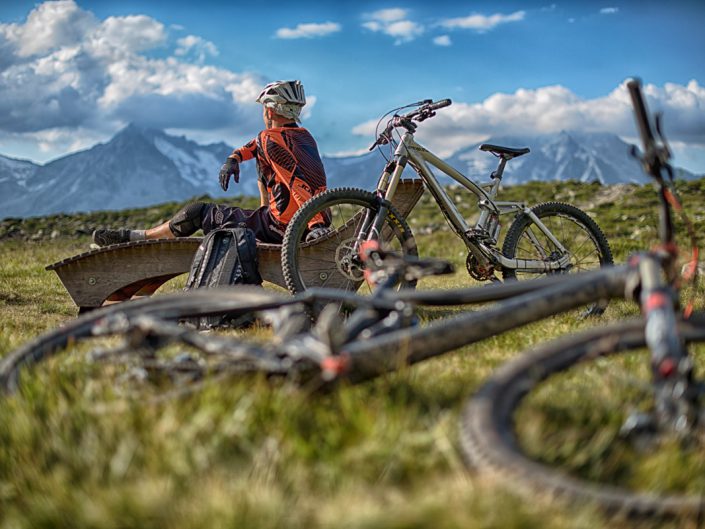 Mountain bike shooting Skiarena Klausberg